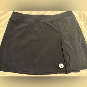 Vuori Black Tennis Skirt